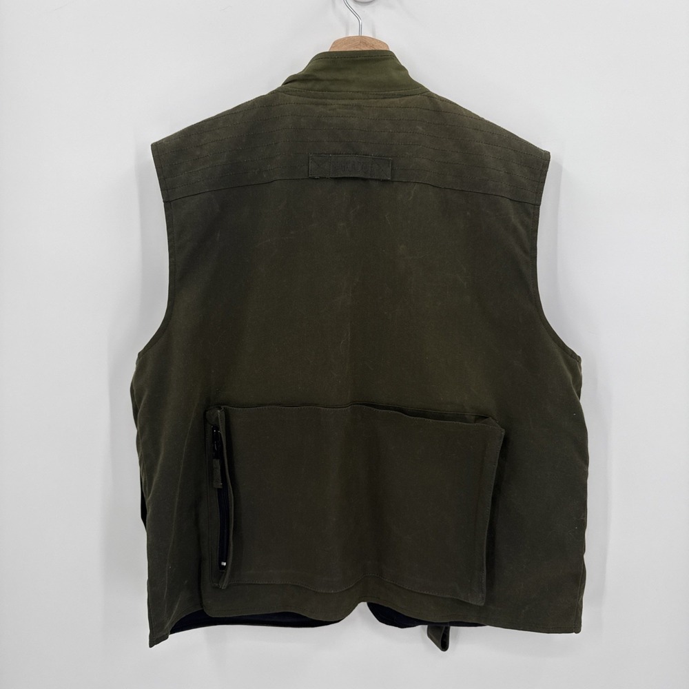 Kakadu Mens Oilskin Wax Tactical Vest Size Large Outdoors Fishing Australia - Picture 6 of 12